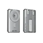 I&scaron;orinė baterija Power Bank Remax CX-2 15W MagSafe 10000mAh pilka