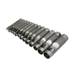 Skylių pramu&scaron;ėjų rinkinys, FASTER TOOLS, 12 vnt.