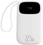 Baseus EnerFill FC31 Power Bank 20000 mAh 22.5W USB-C + Lightning / white