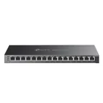 TP-LINK | etStream 16-Port Gigabit Smart Switch with 8-Port PoE+ | TL-SG2016P | Web managed | Desktop | Power supply type External