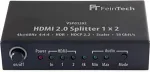 Ecost prekė po grąžinimo FINETECH VSP01202 HDMI 2.0 Splitter 1x2 with 4K HDR Down Scaler Audio-EDID
