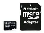Verbatim 47041 Pro U3 Micro SDHC Atminties kortelė 32GB + microSD į SD Adapteris