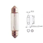 Lemputė PHILIPS 5W 12V SV8,5 T10,5x43