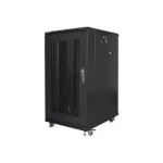 Lanberg | Rack cabinet 19" free-standing 22U/600x800 (flat pack) with mesh door | FF01-6822-23B | Black