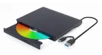Gembird External USB DVD Drive | DVD-USB-031 | Interface USB Type-C (m), USB 3.1 Gen. 1 | DVD&plusmn;R/RW / CD&plusmn;R/RW | CD read speed 24 x | CD write speed 24 x | Black