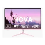 Arozzi | Nova | 27 " | IPS | QHD | 16:9 | 180 Hz | 1 ms | 2560 x 1440 pixels | 350 cd/m&sup2; | HDMI ports quantity 2 | Pink
