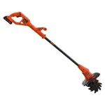 BLACK & DECKER BETL1820L-QW Tiller, Loaded, 18 V, 2 Ah