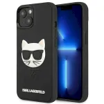 Karl Lagerfeld KLHCP13SCH3DBK Hardcase 3D Rubber Choupette for iPhone 13 mini 5,4" / black