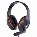 Gembird GHS-05-O Headphones with Microphone / orange-black