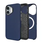 Dėklas Perfectionists Triangle Mag Case Apple iPhone 15 tamsiai mėlynas