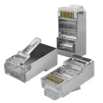 Qoltec RJ45 modular connector | CAT5e| FTP |Gold-plated contacts | 100 pieces