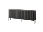 Cama VERA chest of drawers 190x40x80 black matt