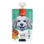 Wanpy pasta &scaron;unims, su ėriena, morkomis ir žirneliais, 90g