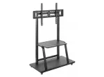 Gembird TVS-100F-01 TV Floor Stand with Caster Wheels