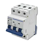 Qoltec Overcurrent Circuit Breaker C40 | Fuse | AC| 40A | 3P