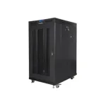 Lanberg | Rack cabinet 19" free-standing 22U/800x1000 (flat pack) with mesh door | FF01-8022-23BL | Black