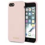 Guess GUHCI8LSGLLP Hardcase Silicone for iPhone 7/8/SE 2020/SE 2022 / light pink