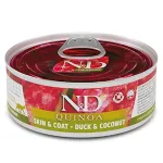 FARMINA N&D QUINOA - CAT Wet Duck&Coconut ADULT 80 g (pak.24)