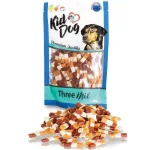 KIDDOG Dental Three Mix 3 skonių skanėstai 80g (150)