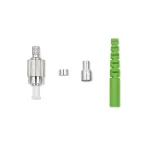 Qoltec FC/APC fiber optic connector | Singlemode | 3.0mm | Mounting set | 200pcs.
