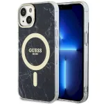 Guess GUHMP14MPCUMAK Hardcase Marble MagSafe for iPhone 14 Plus/15 Plus 6.7" / black