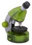 Mikroskopas vaikams, Levenhuk LabZZ M101 Lime, 40x-640x, su eksperimentų rinkiniu