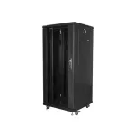LANBERG FF01-6627-12B-KPL free-standing rack 19 demounted flat pack 27U/600x600mm juodas