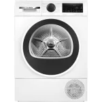 Bosch Dryer Machine with Heat Pump | WQG2450ISN | Energy efficiency class Class D | Front loading | 9 kg | LCD | Depth 61.3 cm | White