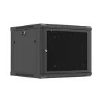 Lanberg Wall mounted installation cabinet 19" 9U 600X600 | WF01-6609-23B | Black