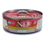 FARMINA N&D QUINOA - CAT Wet Pork NEUTERED ADULT 80 g (pak.24)