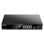 D-Link | 10 Gigabit port Switch with PoE | DGS-1010MP | Unmanaged | Desktop / Rackmount | Gigabit Ethernet (copper) ports quantity 1 | SFP ports quantity 1 | Power over Ethernet (PoE) ports quantity 8