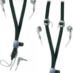 Ausinės Roadstar HED-2025NS, jungtis 2,5 mm