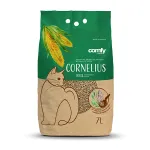 Comfy Cornelius su&scaron;okantis, žolelių kvapo kukurūzų kraikas katėms, 7 L