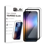 Quik Priedai Pilnai Uždengiantis Grūdintas Stiklas Apple iPhone 17 Pro Max