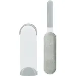 Trixie Pūkų surinkimo &scaron;epetys su talpa pūkams, 33 cm, baltas/pilkas