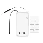 SONOFF iFan04 i&scaron;manusis ventiliatoriaus ir &scaron;viesos valdiklis Wi-Fi/RF
