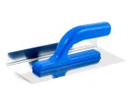 Nerūdijančio plieno kampinė glaistyklė su plastikine rankena 100&times;270&times;30 mm. KUBALA