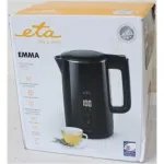 SALE OUT. ETA ETA559590010 Emma Electric kettle, 1.5 L, White | SALE OUT. | ETA Kettle | ETA559590010 Emma | Electric | 2200 W | 1.5 L | Stainless steel | 360&deg; rotational base | White | DAMAGED PACKAGING