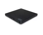 H.L Data Storage | Ultra Slim Portable DVD-Writer | GP57EB40 | Interface USB 2.0 | DVD&plusmn;R/RW | CD read speed 24 x | CD write speed 24 x | Black | Desktop/Notebook