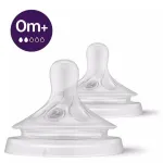 Philips Avent SCY962/02 Natural Response Silicone Teats Slow Flow 0M+ (2 pcs)