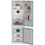 BEKO Refrigerator | B3BCNA294HS | Energy efficiency class E | Built-in | Combi | Height 177.5 cm | No Frost system | Fridge net capacity 194 L | Freezer net capacity 76 L | Display | 37 dB | White