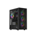 Genesis Gaming PC Case | Diaxid 605 ARGB | Midi Tower | Black