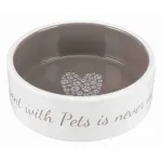Trixie Pet's Home Dubenėlis, keramika, 0.8 l, &oslash; 16 cm, cream-smėlio