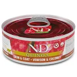 FARMINA N&D QUINOA - CAT Wet Venison&Coconut ADULT 80 g (pak.24)