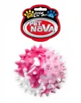 PET NOVA žaislas spygliuotas guminis kamuolys 6.5cm (plūduriuoja) 2vnt