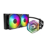 Cooler Master MasterLiquid 240 Atmos Liquid Cooling System ARGB / 4-pin / 2x 120mm / 690-2500 RPM