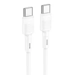 USB kabelis Hoco X83 60W Type-C to Type-C 1.0m baltas