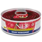 FARMINA N&D QUINOA - CAT Wet WEIGHT MANAGEMENT ADULT 80 g (pak.24)