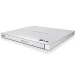 H.L Data Storage | Ultra Slim Portable DVD-Writer | GP57EW40 | Interface USB 2.0 | DVD&plusmn;R/RW | CD read speed 24 x | CD write speed 24 x | White | Desktop/Notebook