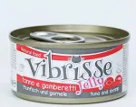 VIBRISSE konservai katėms su tunu ir krevetėmis drebučiuose 70g 1vnt (24)